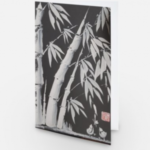 Winter Bamboo - Greetings Card